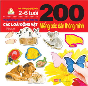 Sách 200 Miếng Bóc Dán Thông Minh - Các Loài Động Vật PDF